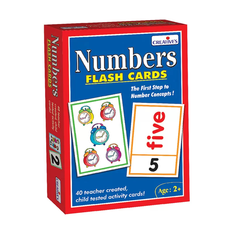 Numbers Flash Cards for Kids 2+ Learning Cards
