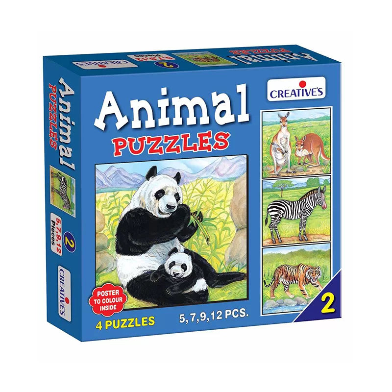 Animal Puzzles Level 2 Learning Toy Age 4+