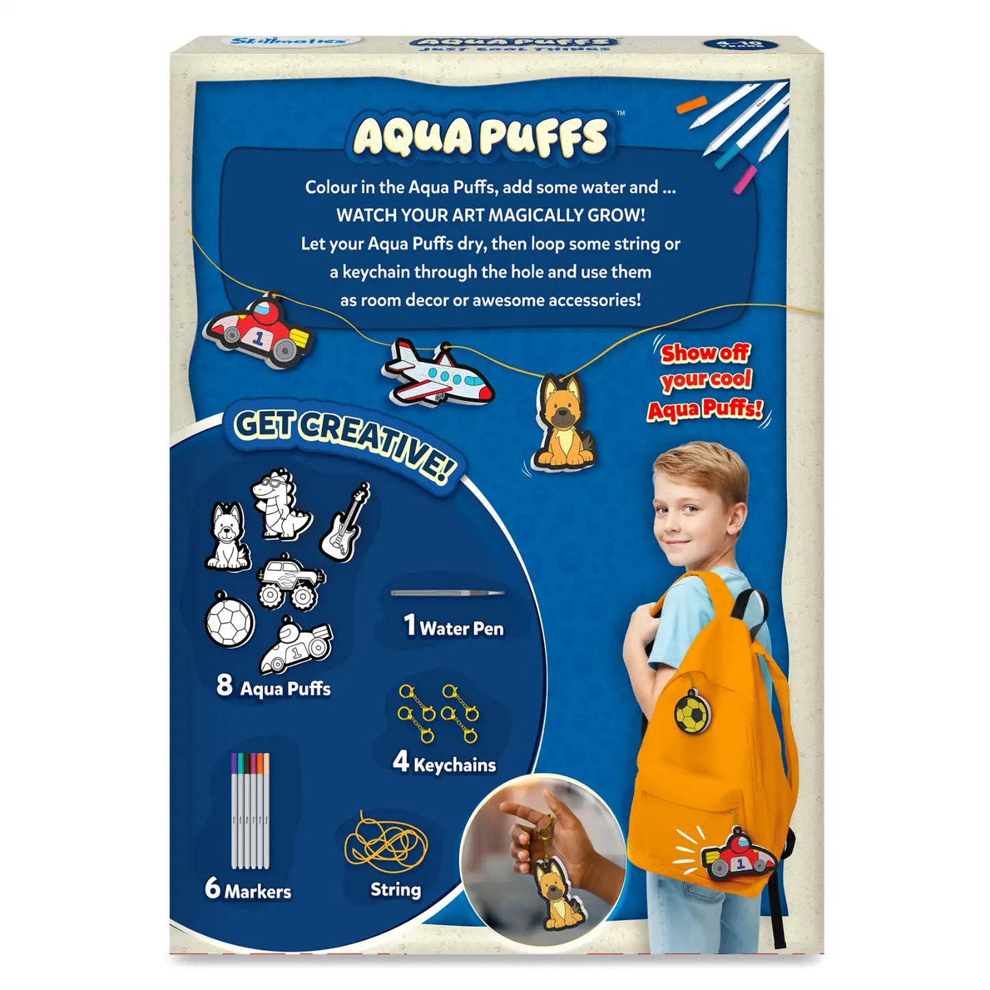 Aqua Puffs: Just Cool Things | 3D Art Kit | Gifts for Ages 4-10