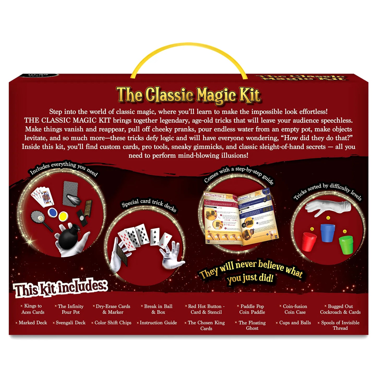 The Classic Magic Kit: Perform 50 Classic Magic Tricks & Illusions (ages 10+)