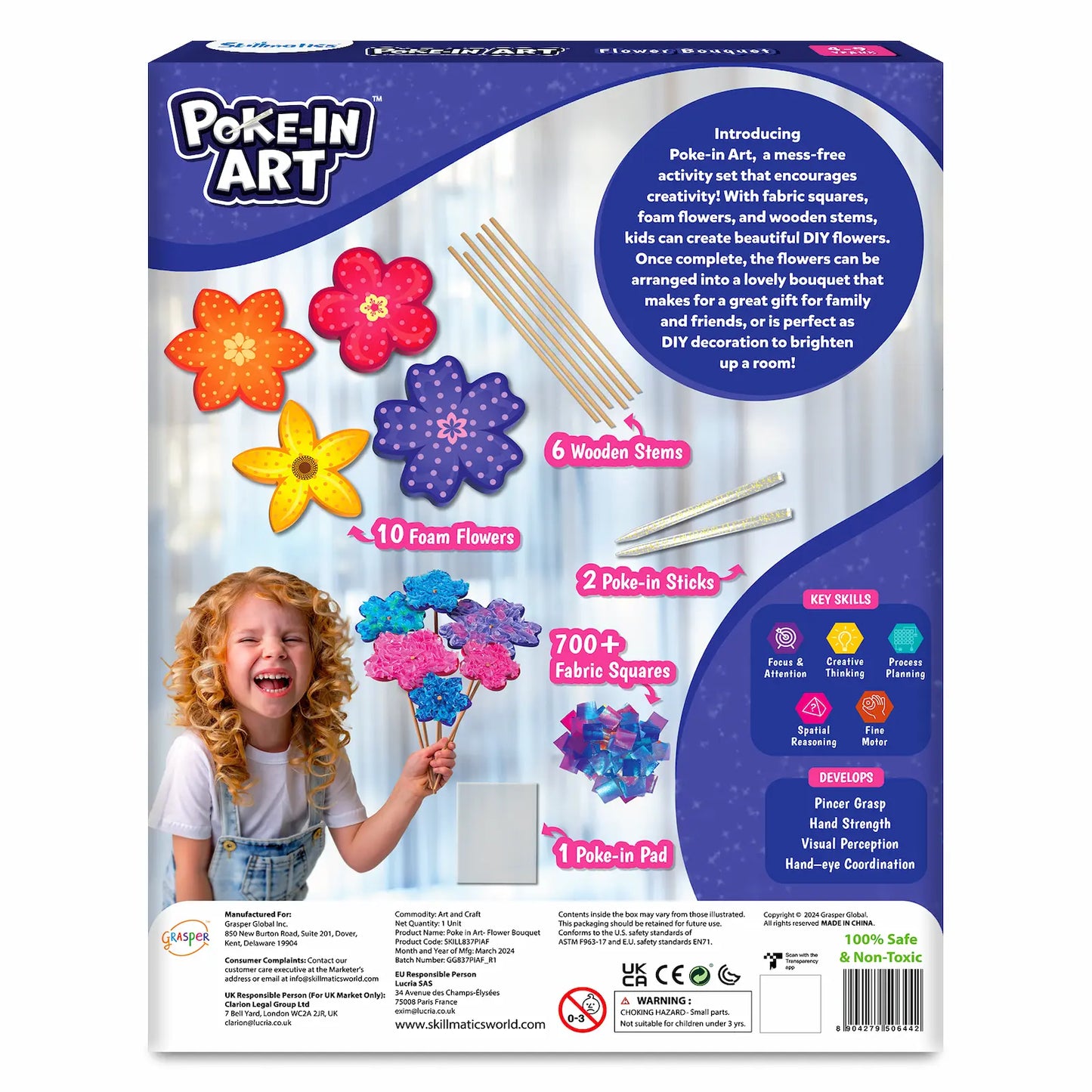 Poke-in Art: Flower Bouquet | No Mess Art for Kids (ages 4-9)