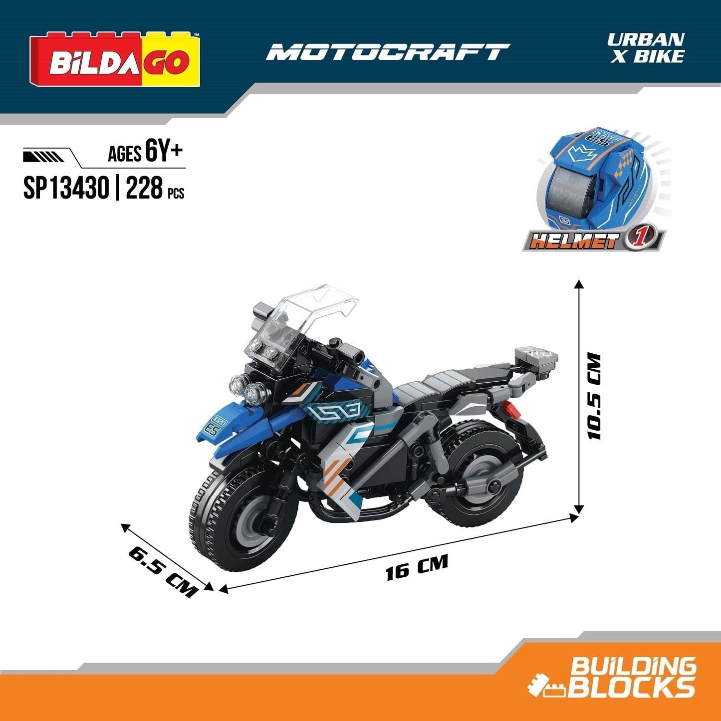 Bildago Motocraft - Urban X Bike (SP13430) with Helmet (228 PCS)