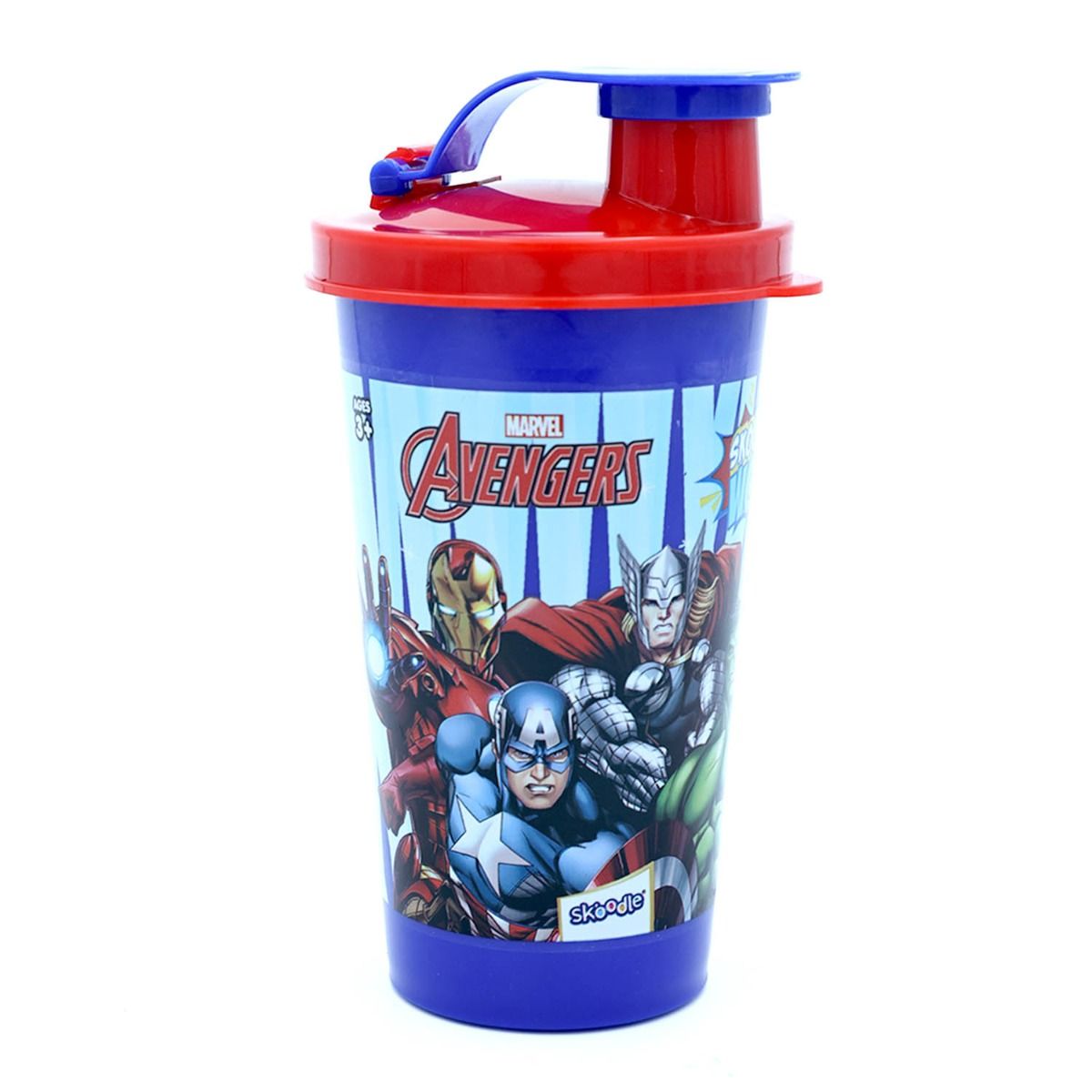Skoodle Disney Princess Tumbler Sipper Cup, Cute Water Bottle With Lid, Food Grade Plastic, Leak Proof, Bpa Free, 300 Ml With Surprise Gift Inside.