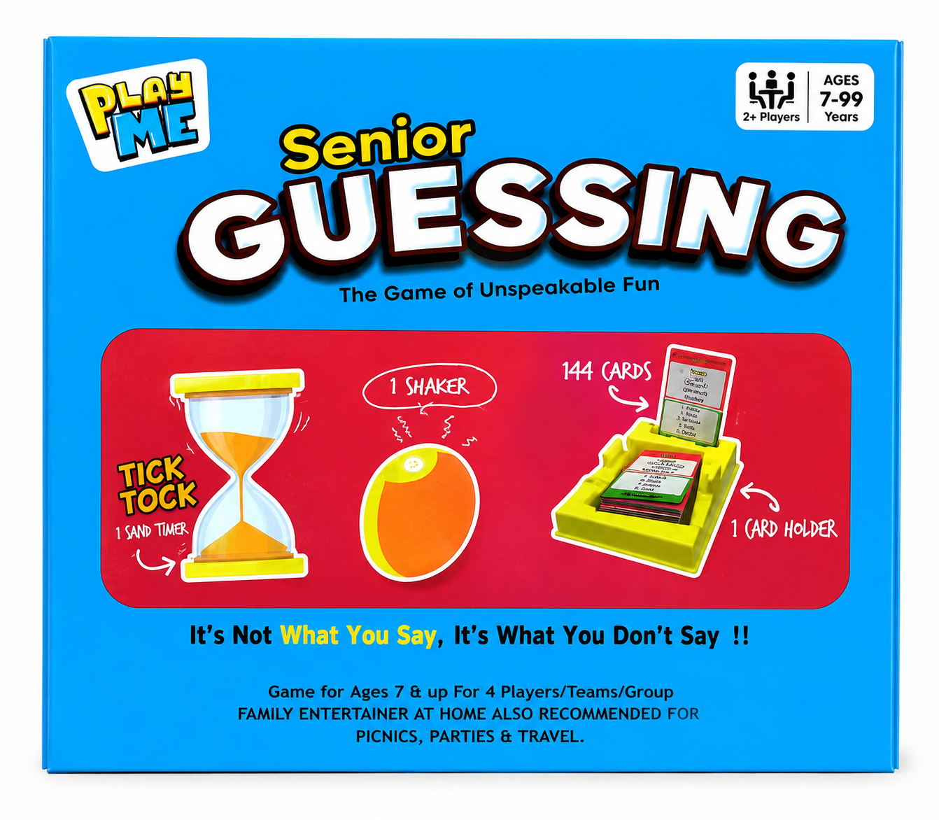 Play Me Senior Guessing Game – Fun Family Party Game for Ages 7+