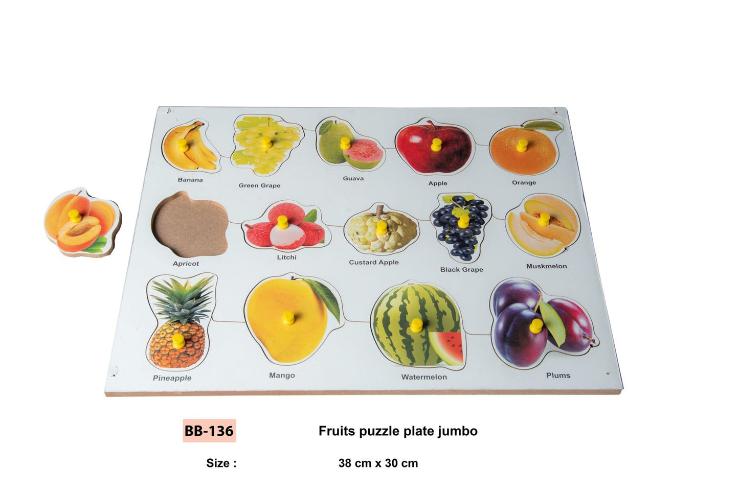 FRUITS PUZZLE PLATES JUMBO