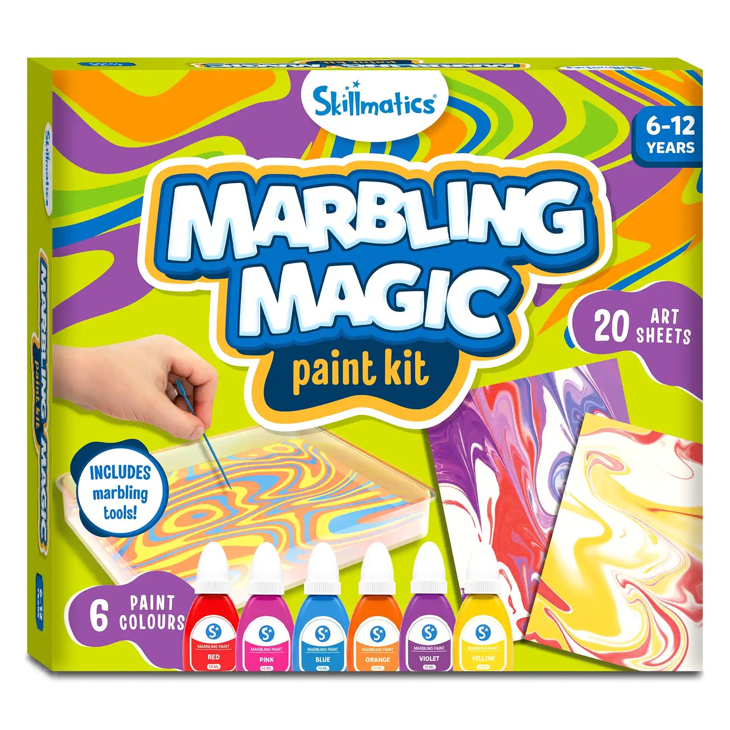 Marbling Magic Paint Kit | Water Marbling Kit (ages 6-12)