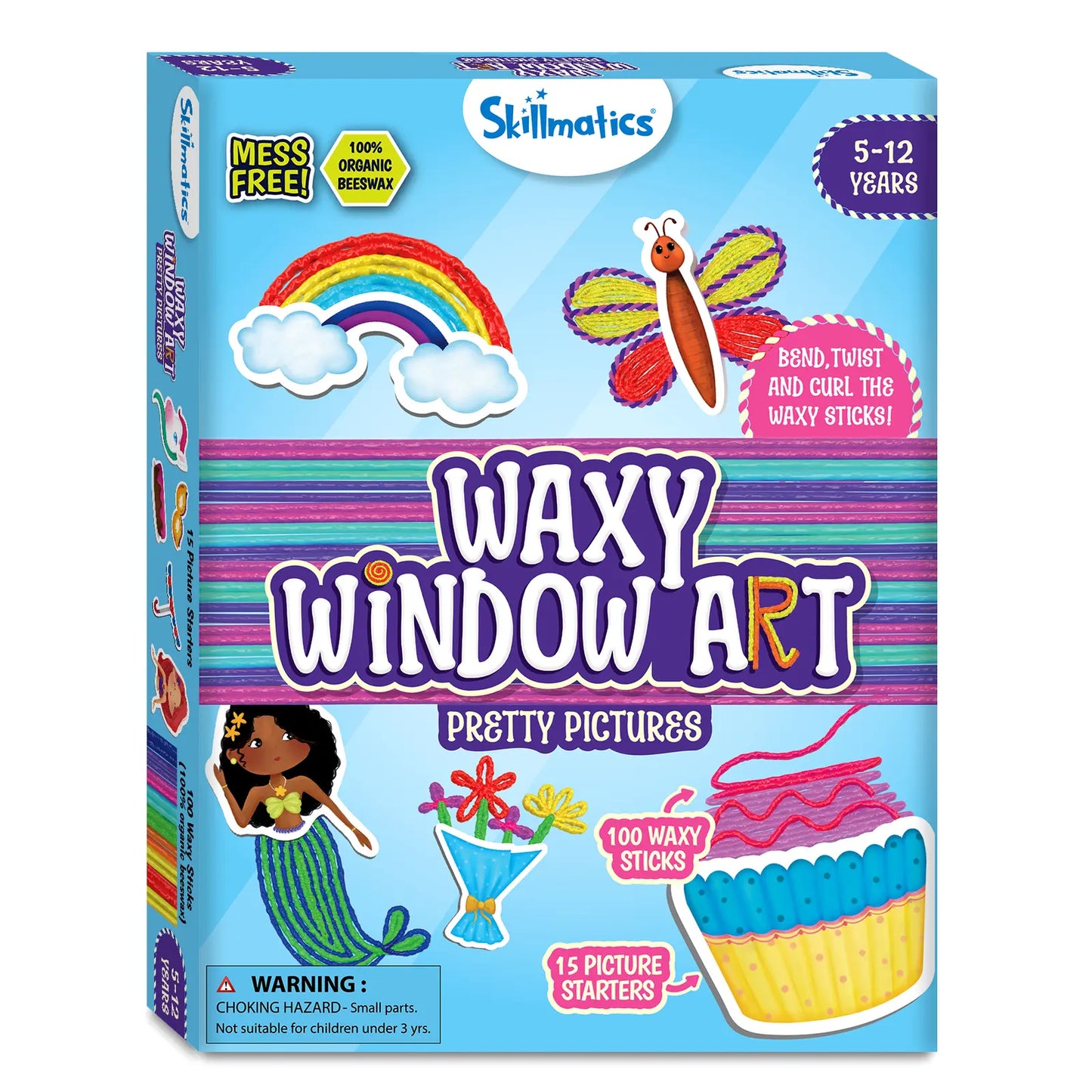 Waxy Stick Art: Pretty Pictures | Mess-Free Art for Kids (ages 5-12)
