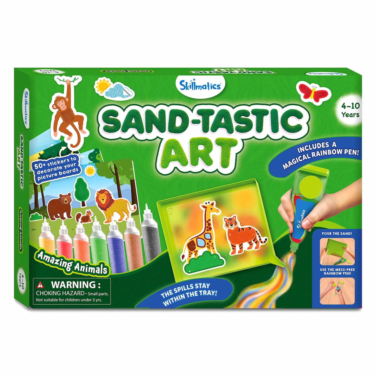 Sand-Tastic Art: Amazing Animals | Controlled-Mess Sand Art (ages 4-10)