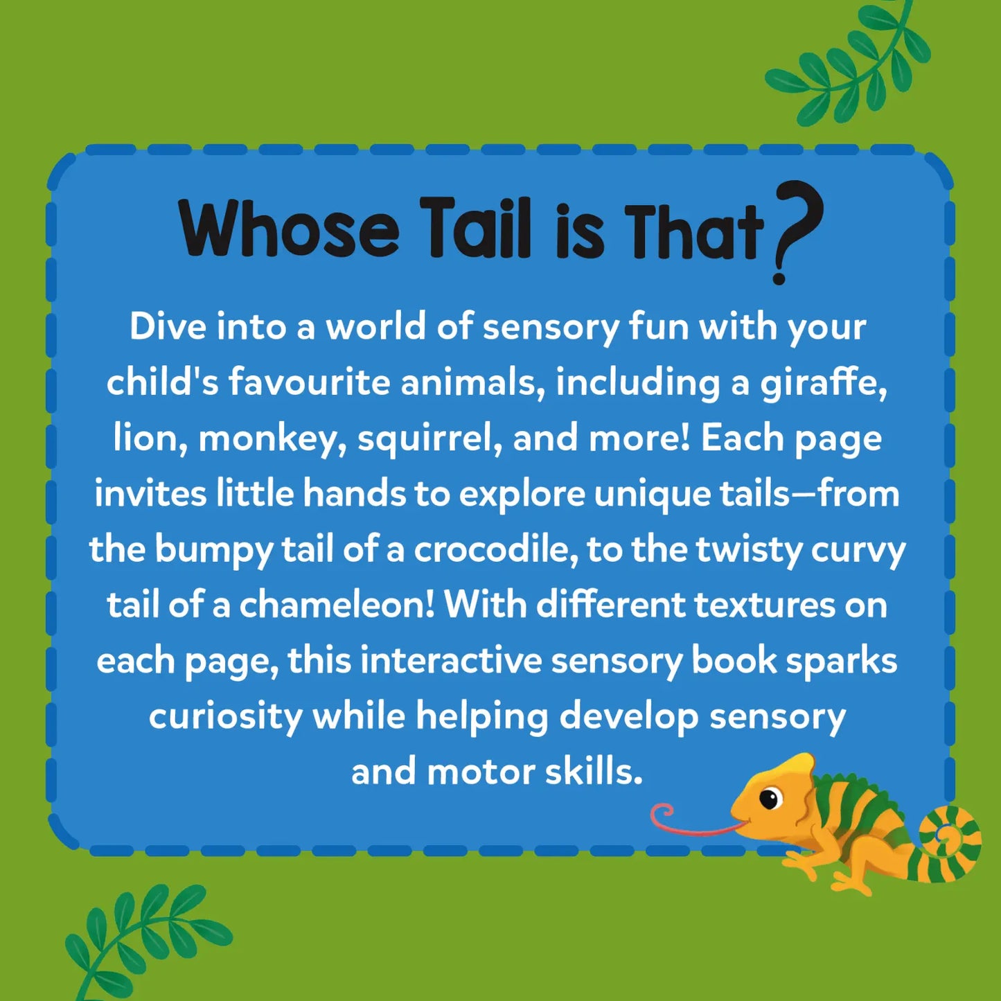 Whose Tail is That? Interactive Baby Book with Crinkle Pages (6β24 months)