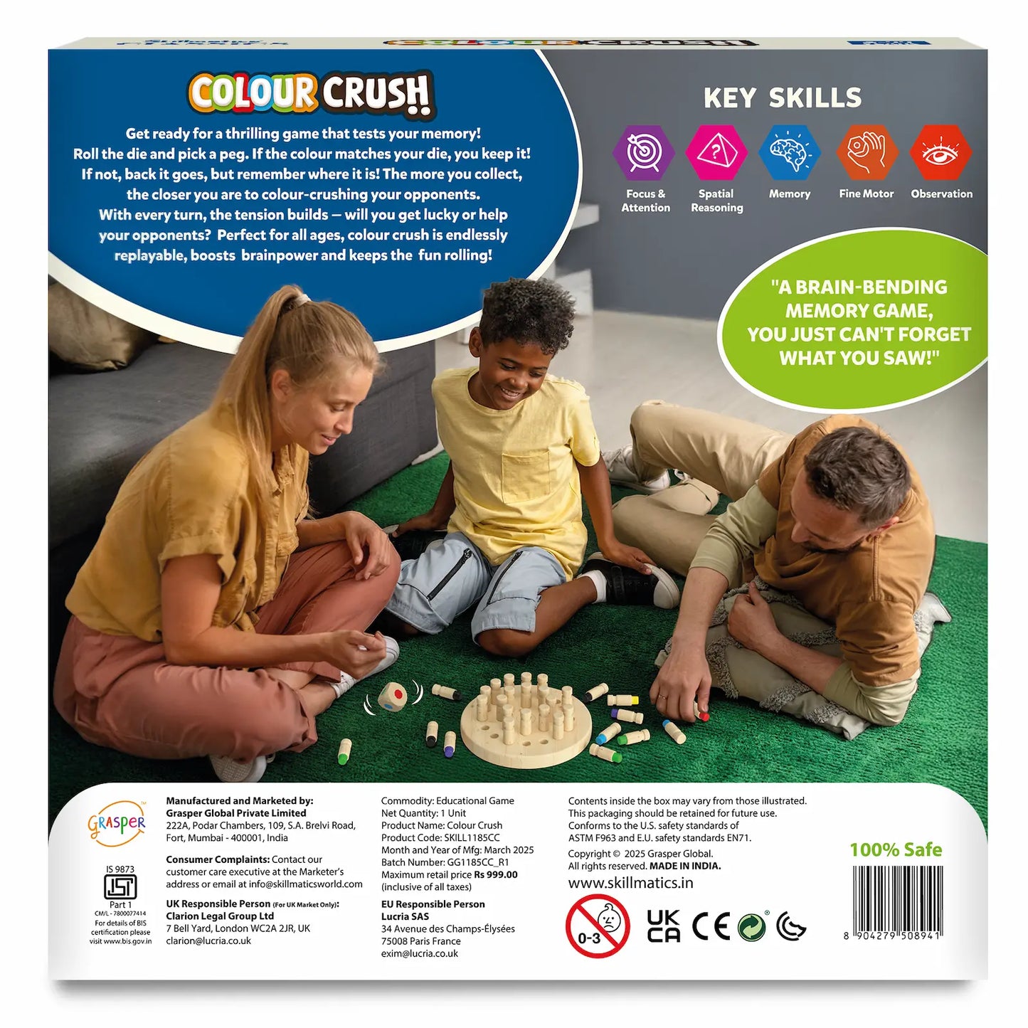 Colour Crush | Thrilling Memory Game (ages 4+)
