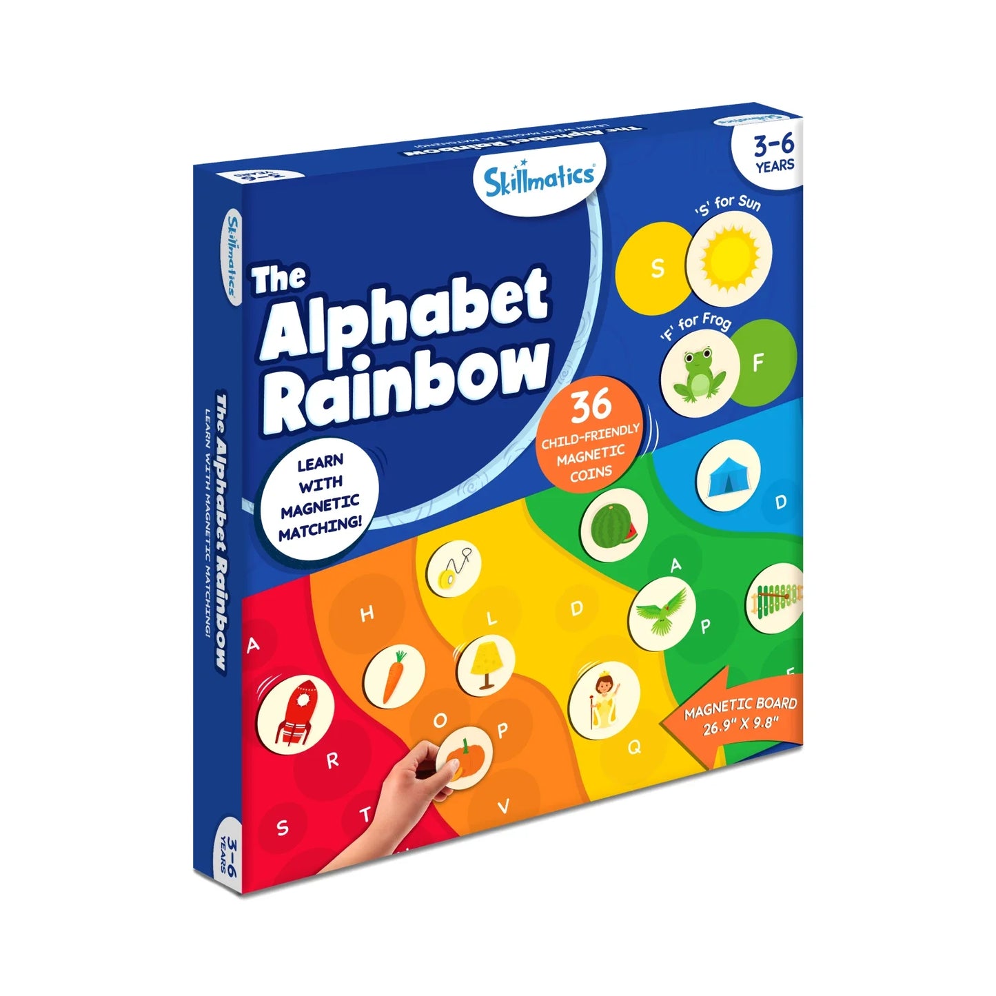 Alphabet Rainbow | Magnetic Matching Activity (ages 3-6)
