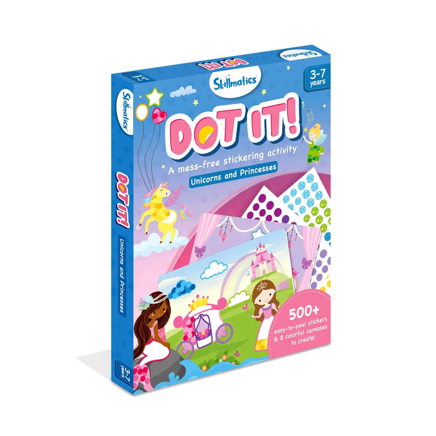 Dot it! - Unicorns & Princesses | No mess sticker art (ages 3-7)
