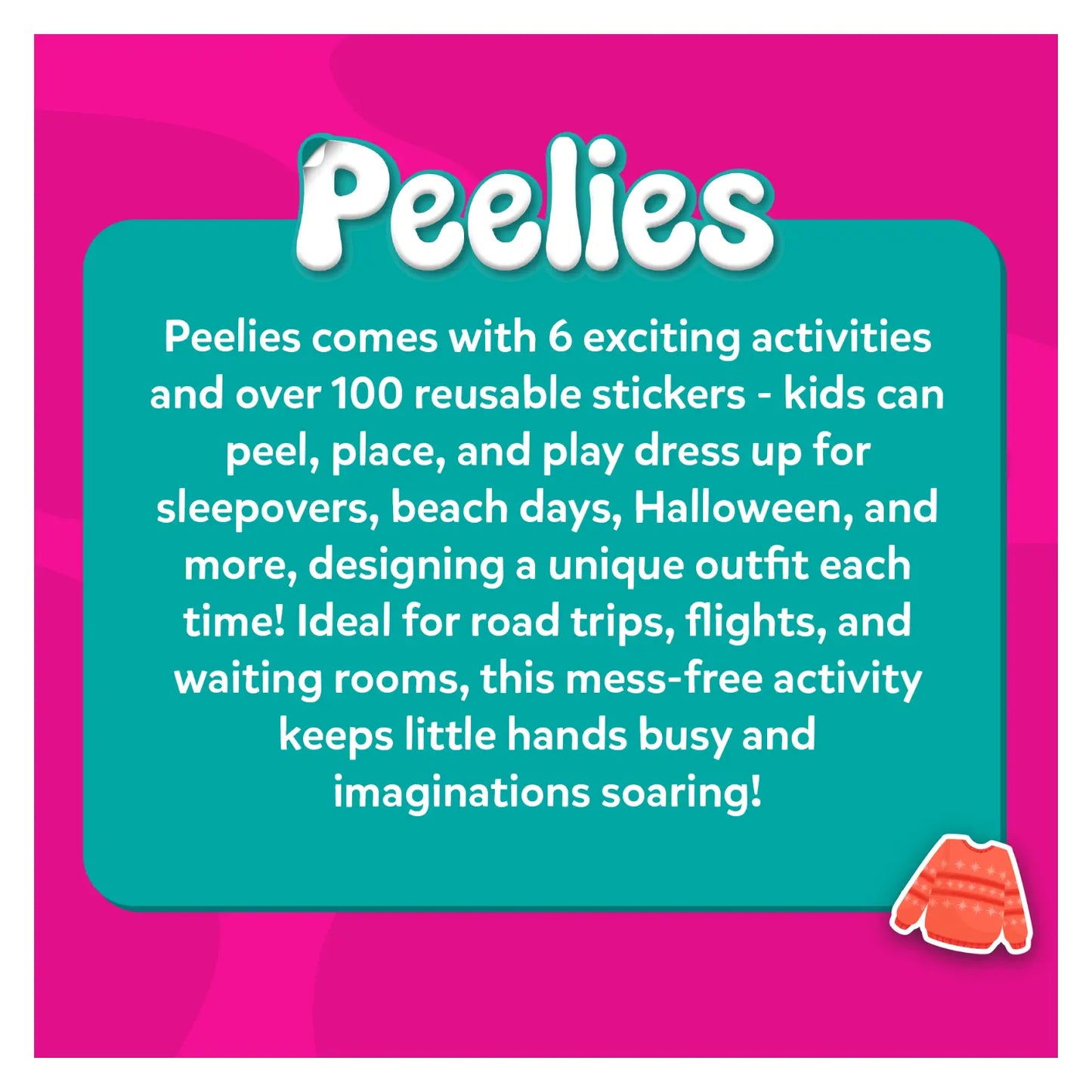 Peelies: Dress Up! | Reusable Sticker Activity Book (ages 3-7)