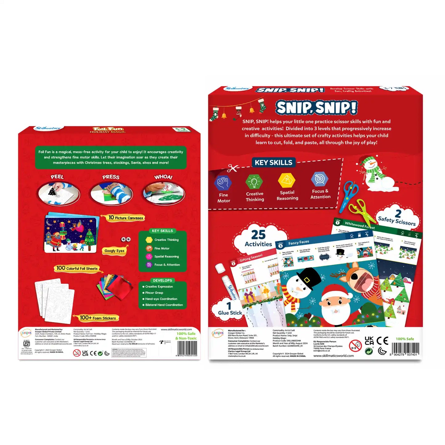 Holiday Crafting Bundle (ages 3-9)