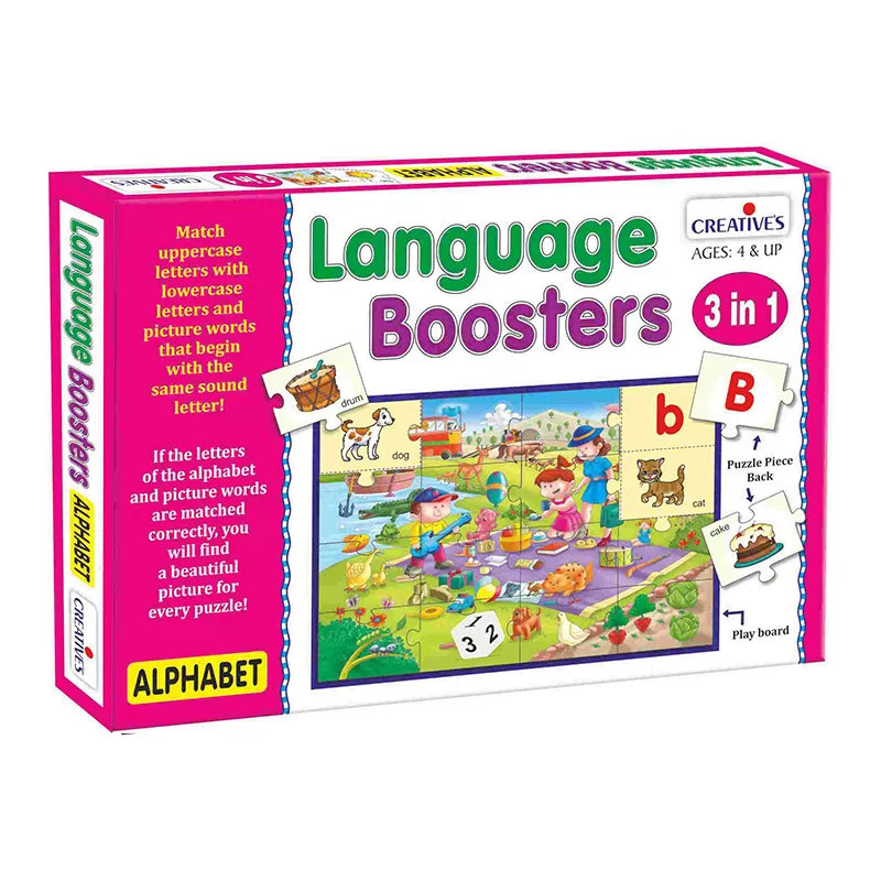 Language Boosters Alphabet 3 in 1 Alphabet Learning Game