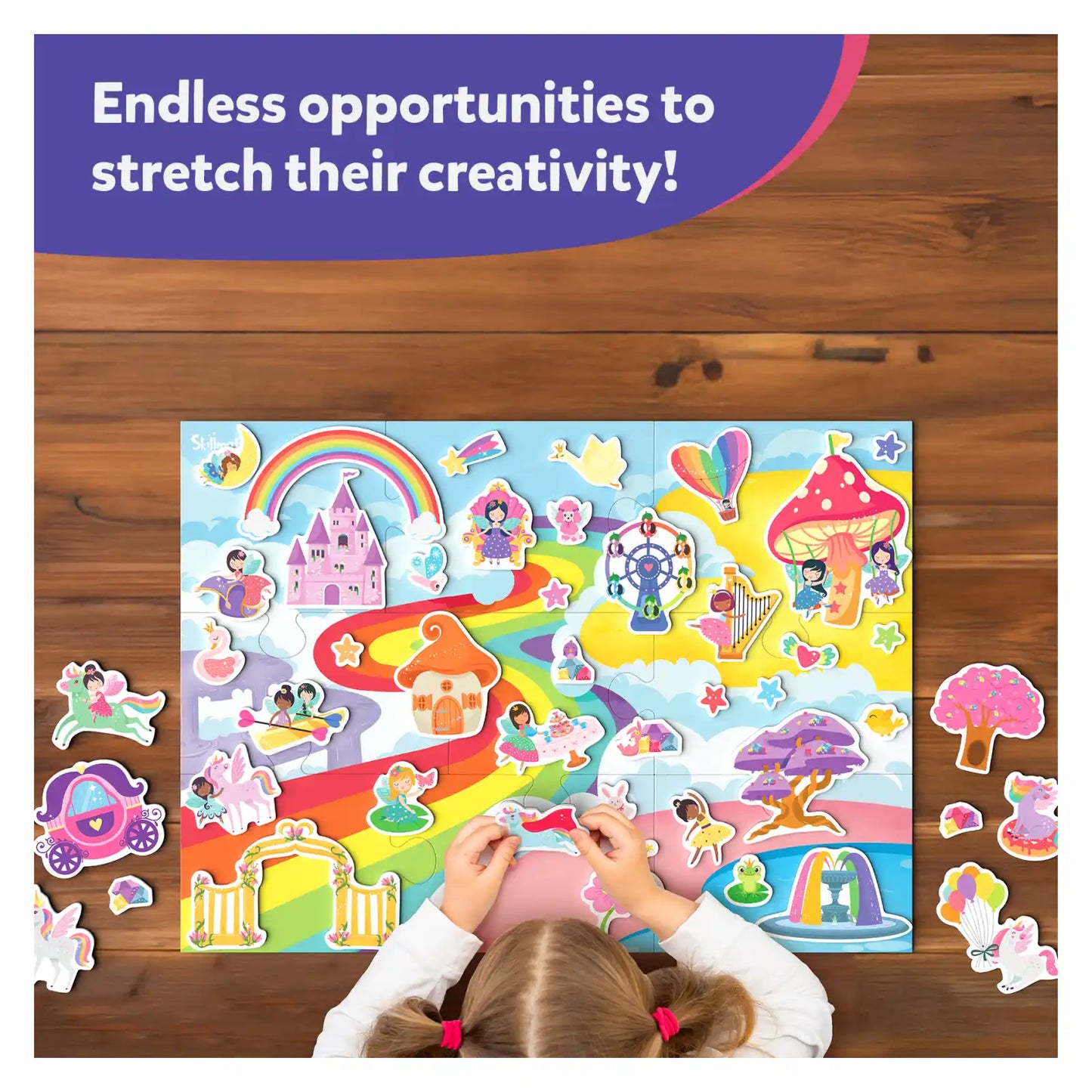 Magnetopia - Princess & Unicorn Land! | Interactive Pretend Play Set (ages 3-7)