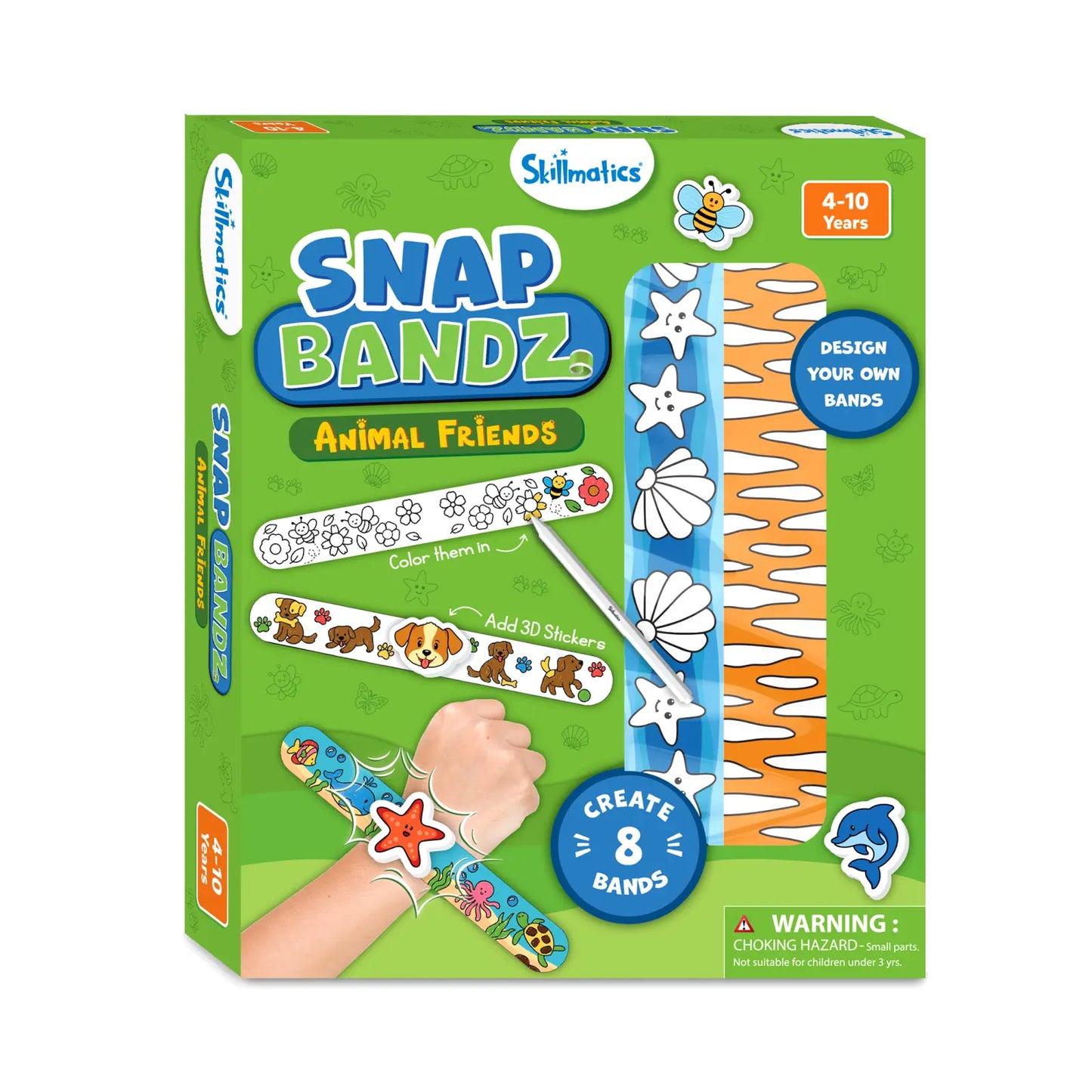 Snap Bandz: Animal Friends | DIY Art & Craft Activity (ages 4-10)