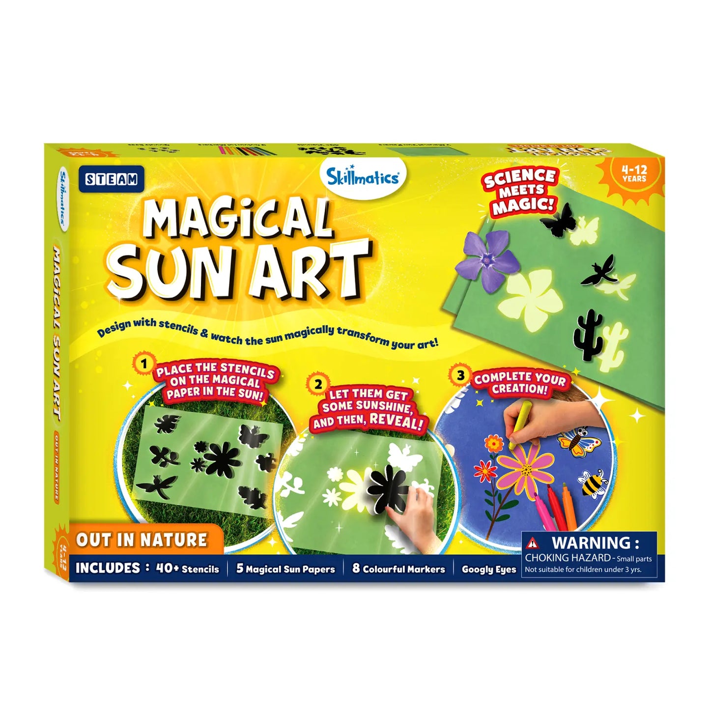 Magical Sun Art: Out In Nature | Sun Paper Art Kit (ages 4-12)