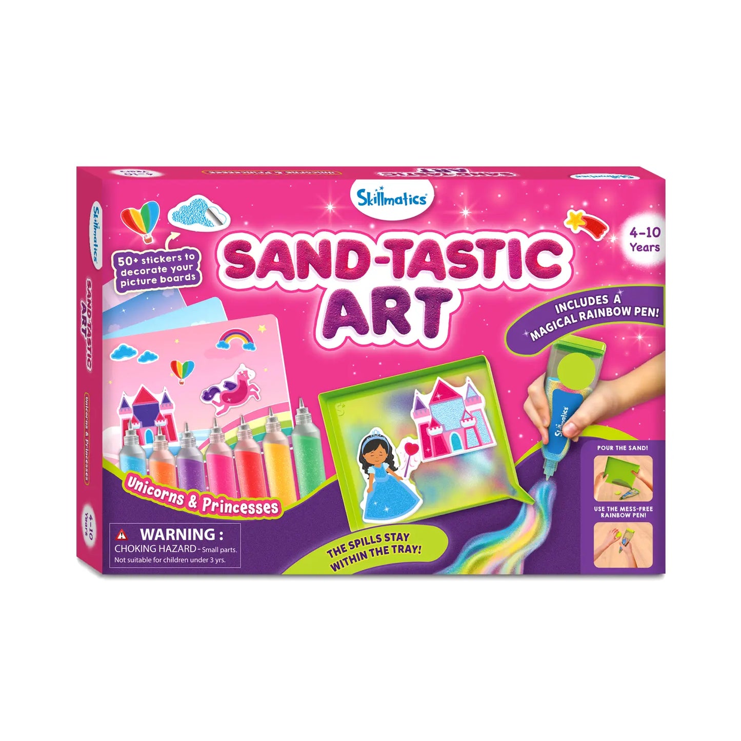 Sand-Tastic Art: Unicorns & Princesses | Controlled-Mess Sand Art (ages 4-10)