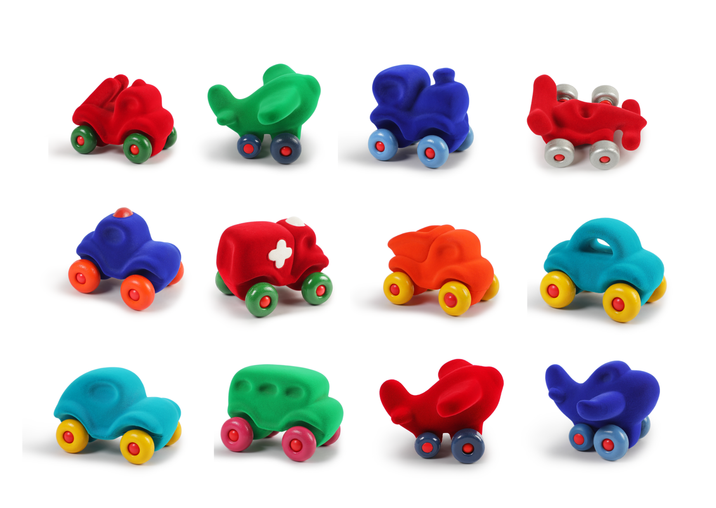 Little Vehicles- Squishy, Soft & Educational (Set of 8)