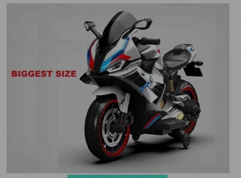 Kids Electric Ride-On Sports Motorcycle - Biggest Size (BMW Style) | COMF-019