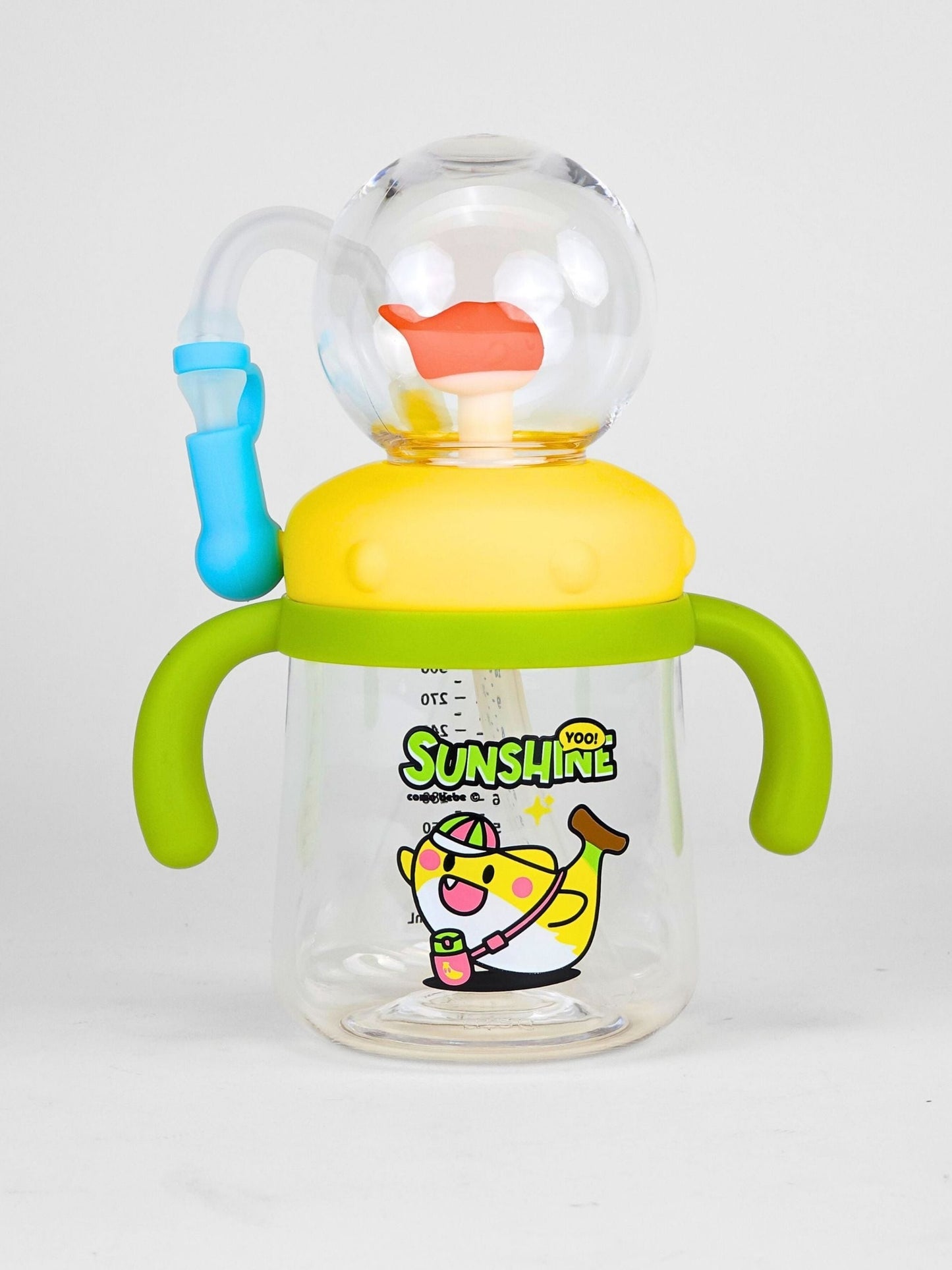 Tykle Shark BTS Combo – Plush Sling Bag + Sunshine Straw Sippy Bottle