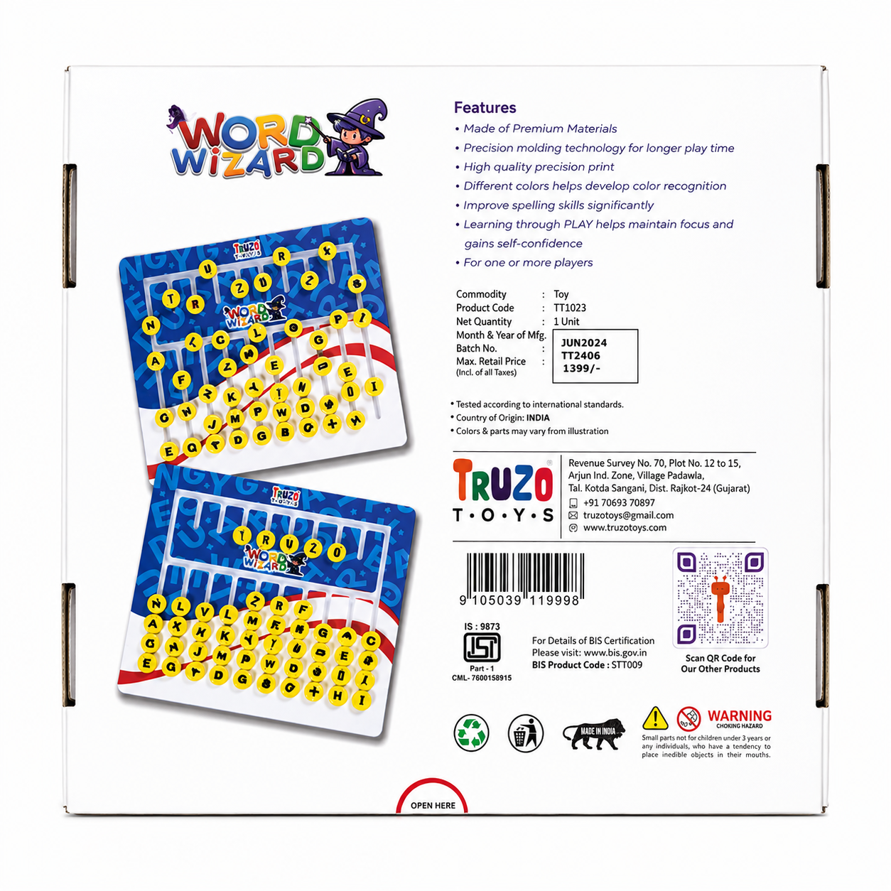 Word Wizard Educational Learning Game – Truzo Toys