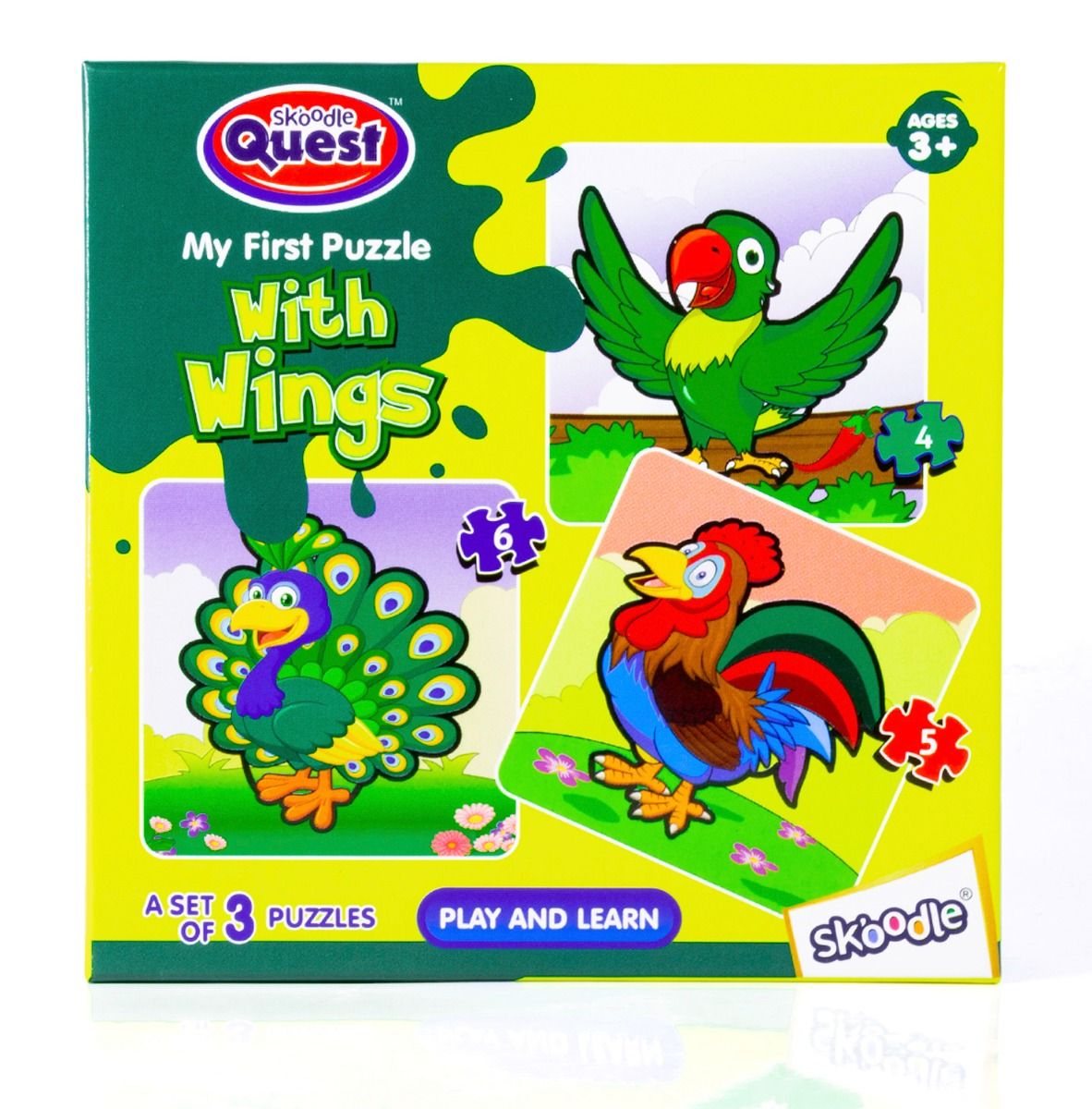 Skoodle My First Puzzle With Wings For 3+ Years Kids