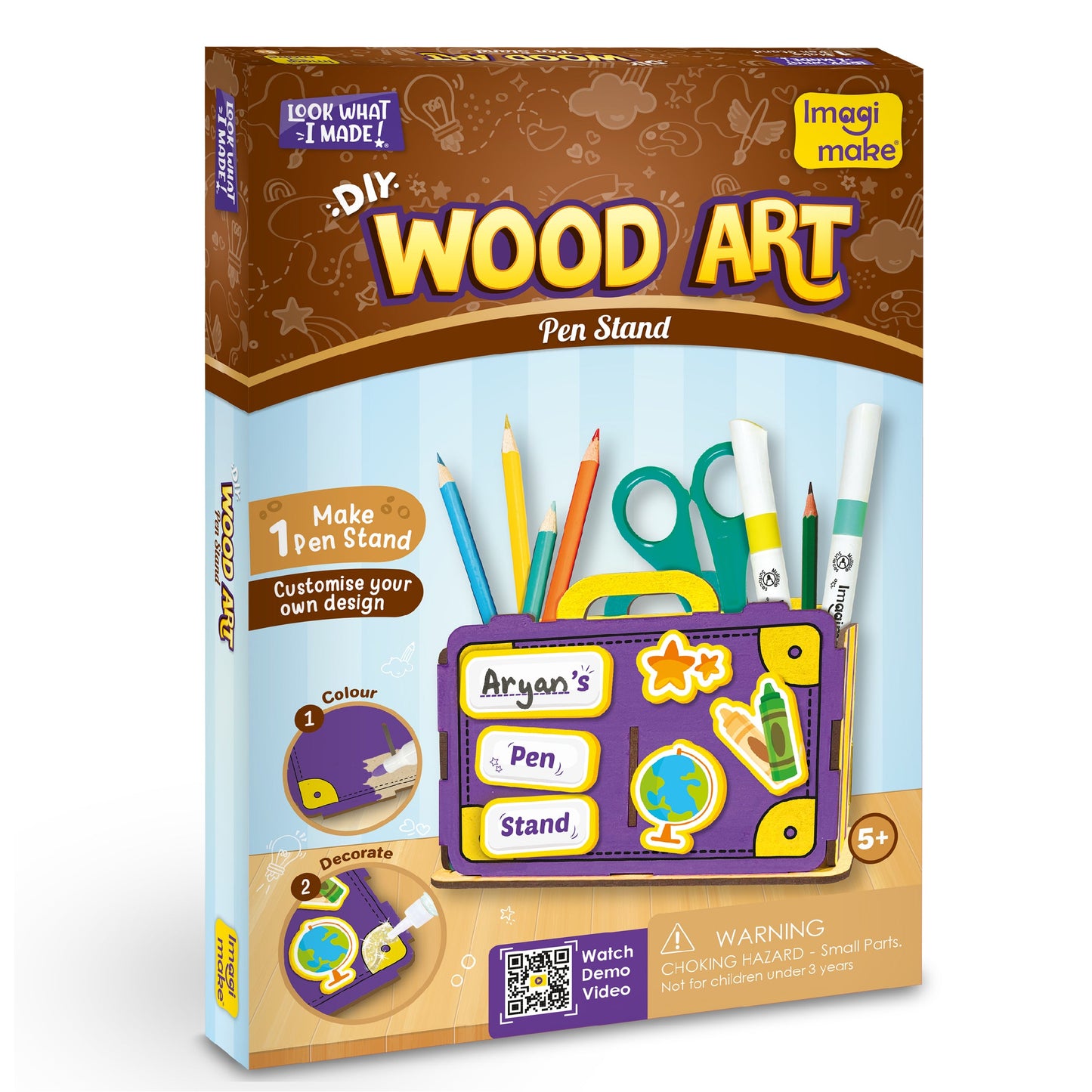 DIY Wood Art - Pen Stand