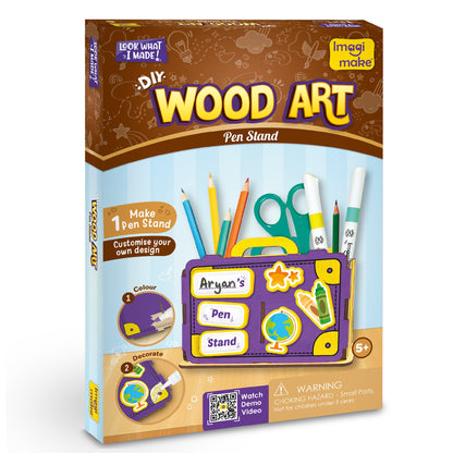 DIY Wood Art - Pen Stand
