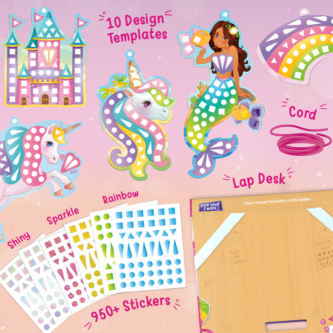 Mirror Mosaic - Princess & Unicorn