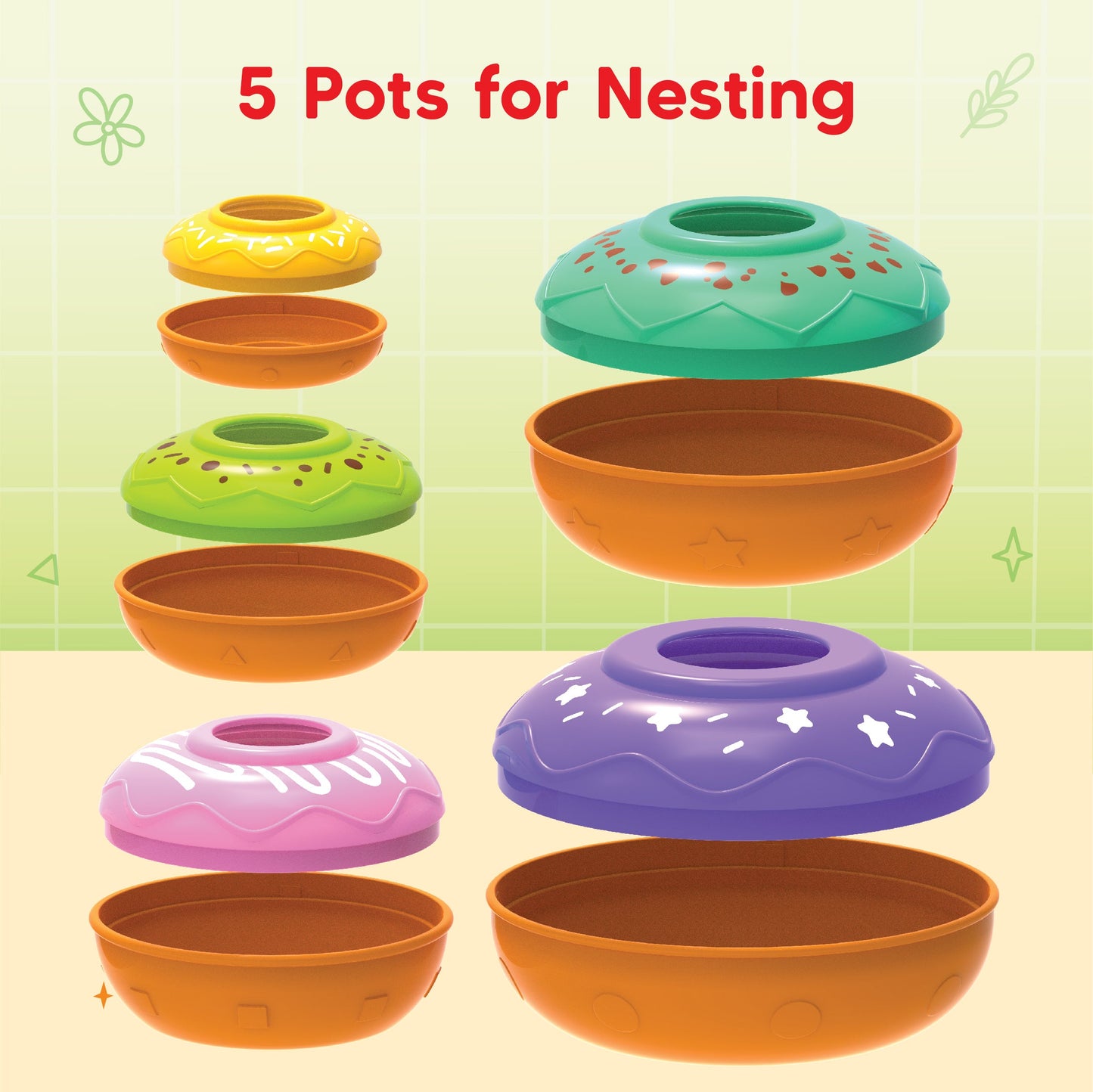 Leaps & Bounds - Nesting Doughnuts