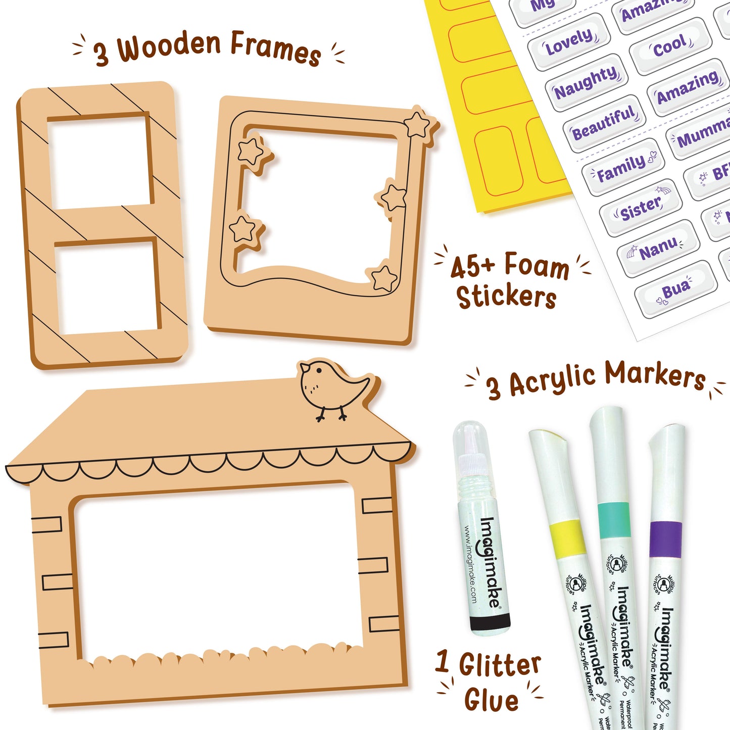 DIY Wood Art - Photo Frame