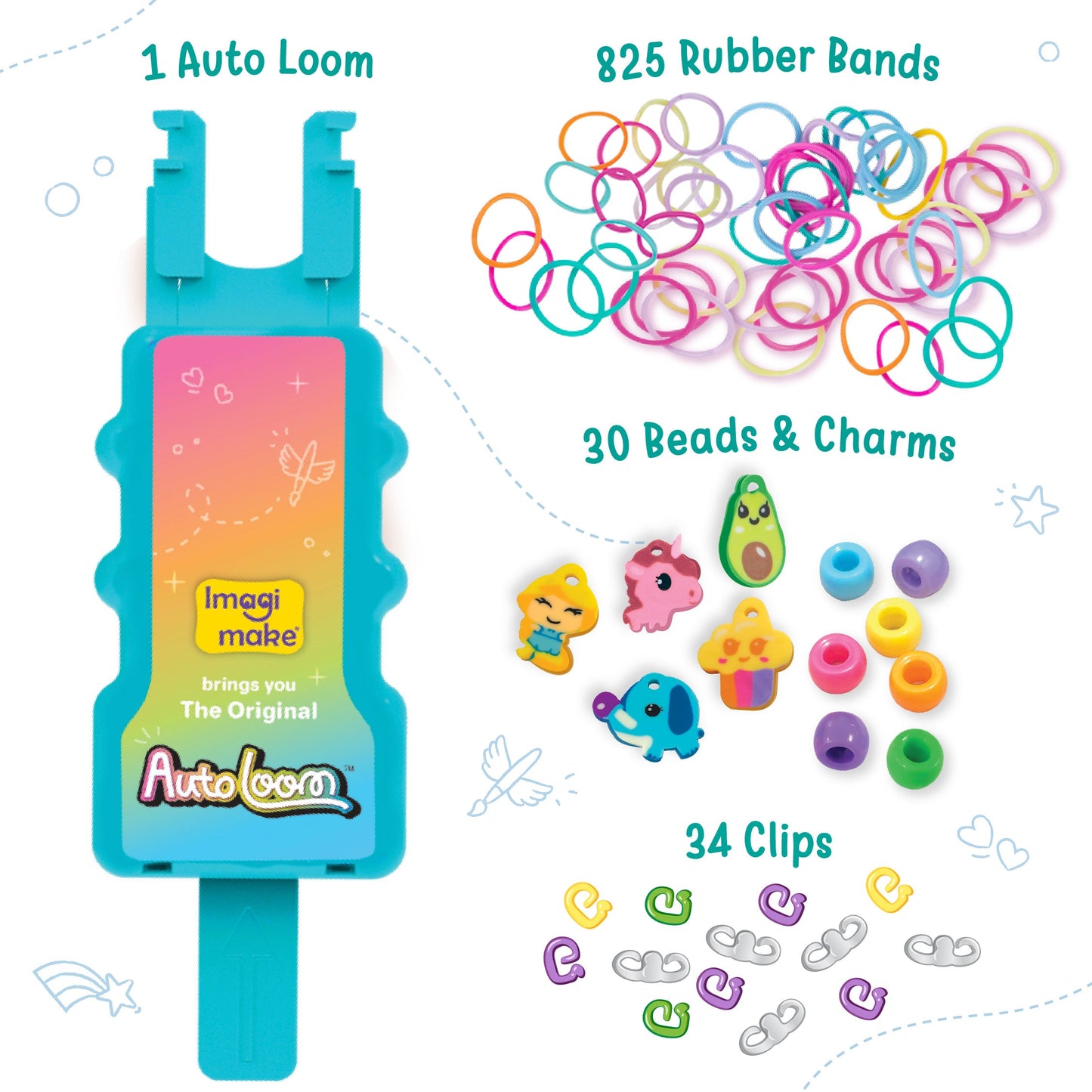 Rainbow Loom - Bands, Charms & Beads