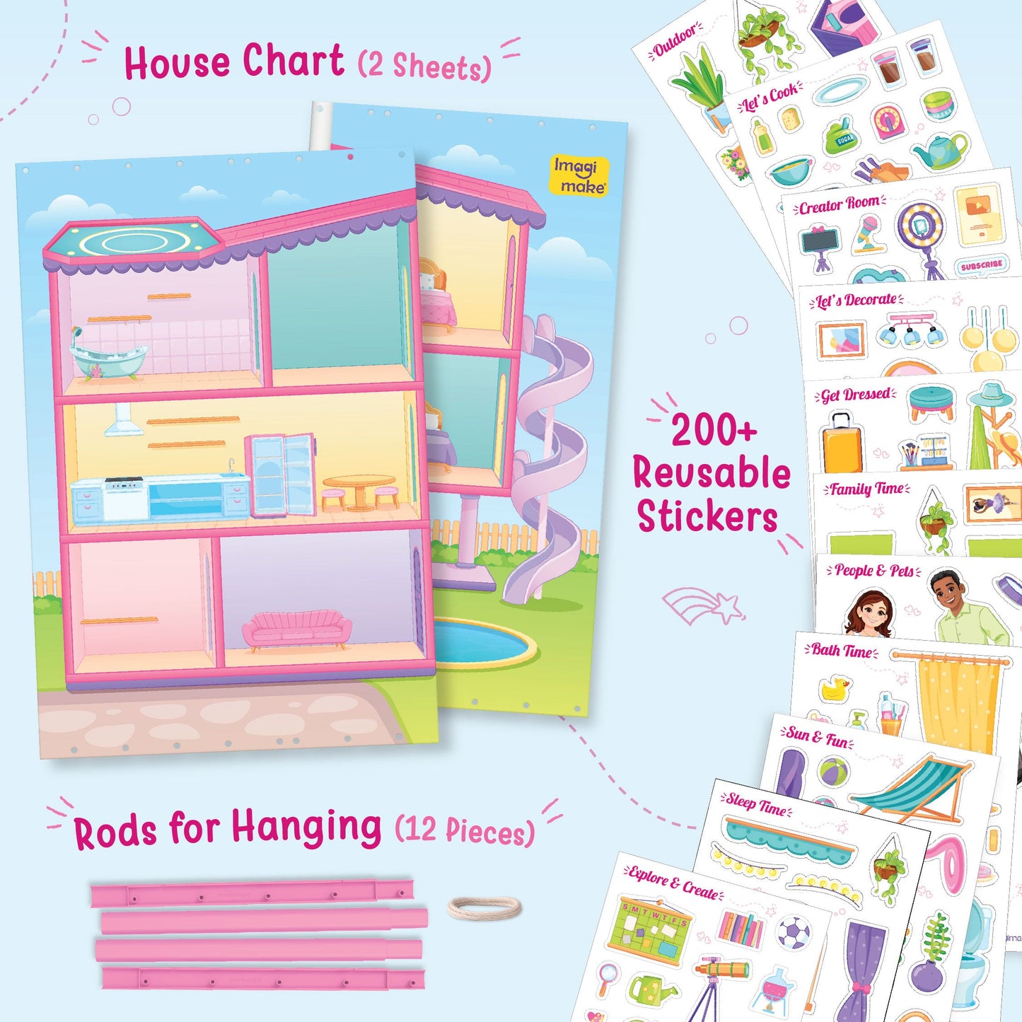 Sticker Fun - My Dream House Playset