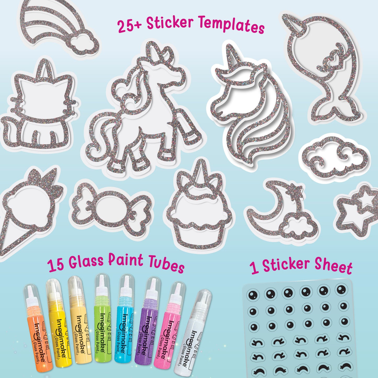 Jelly Stickers - Unicorn