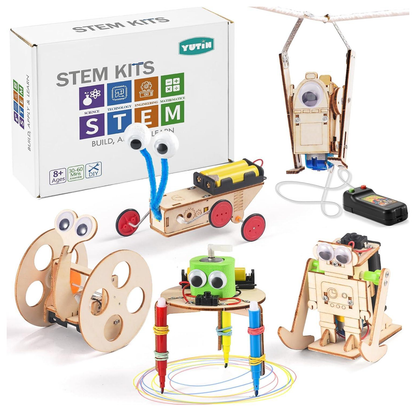 DIY Wooden Robot Kit