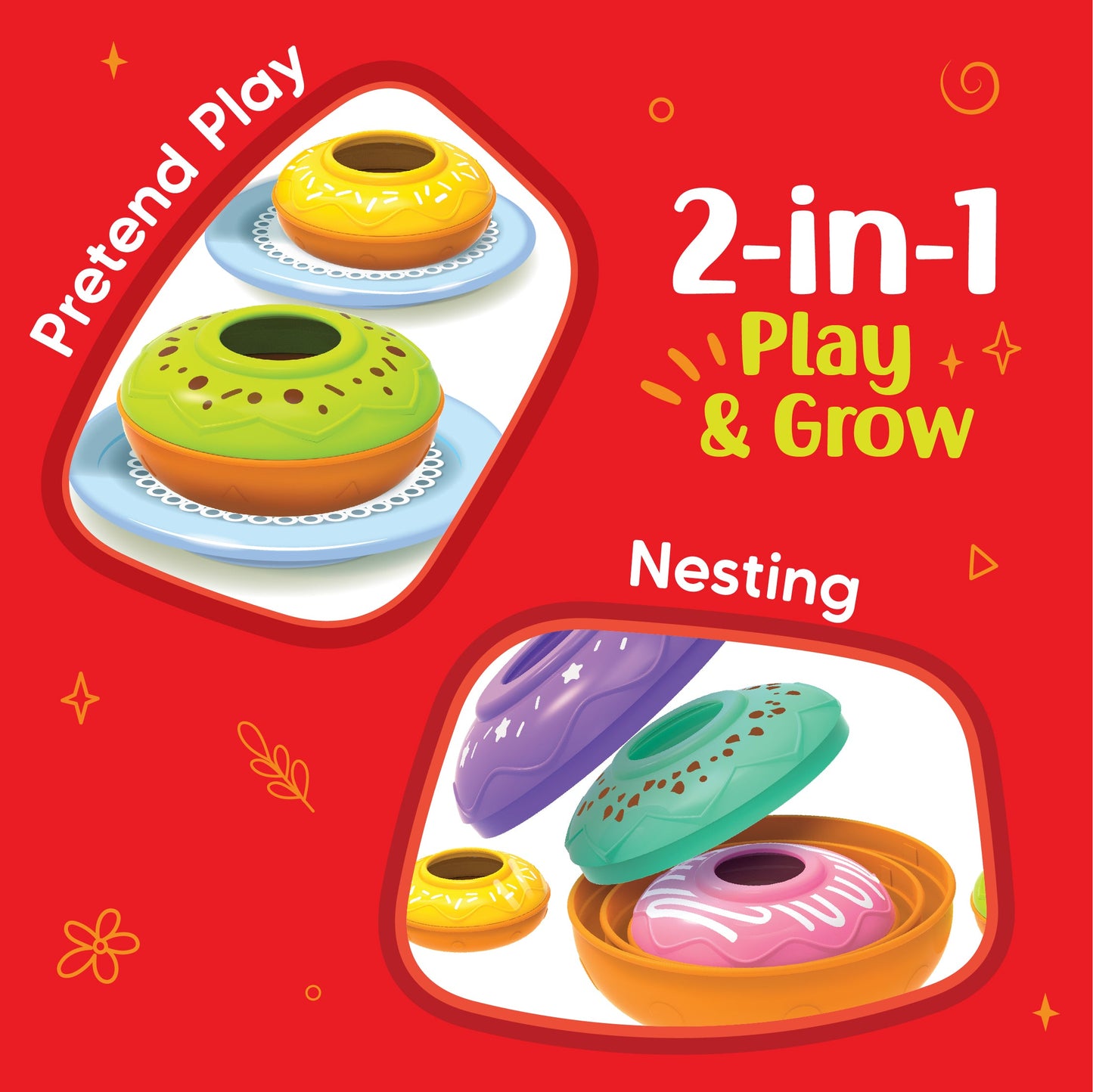 Leaps & Bounds - Nesting Doughnuts