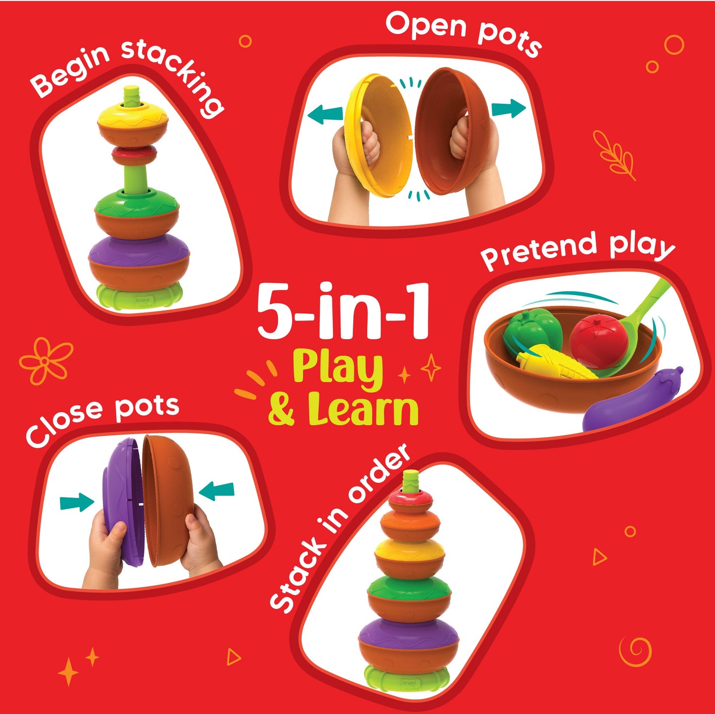 Leaps & Bounds - Stacking Pot