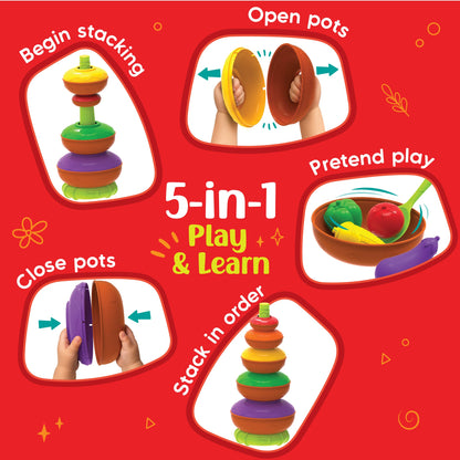Leaps & Bounds - Stacking Pot