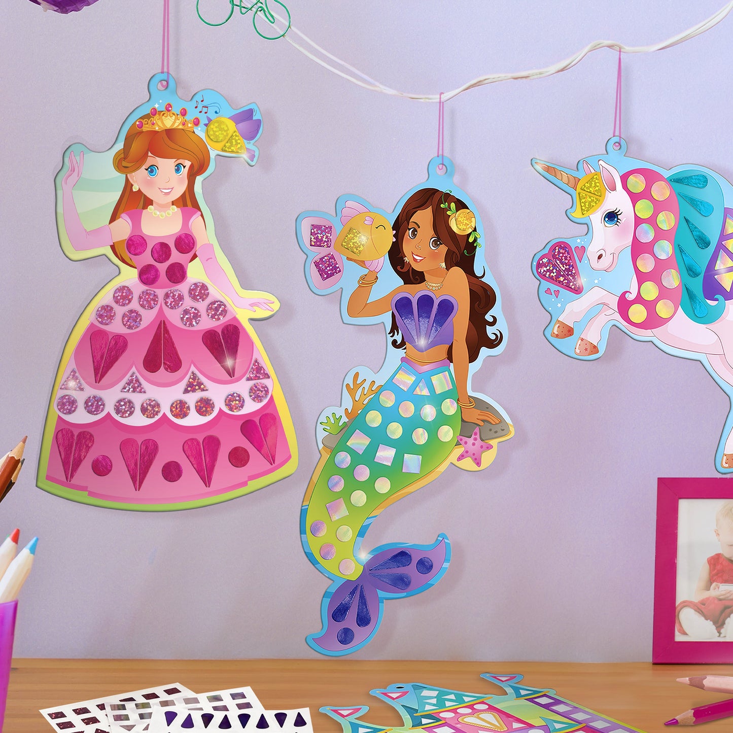 Mirror Mosaic - Princess & Unicorn