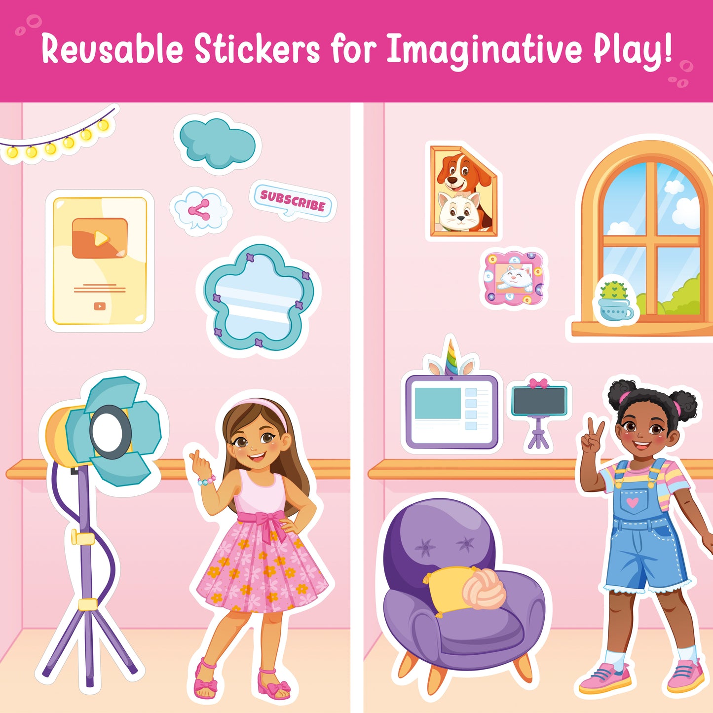 Sticker Fun - My Dream House Playset