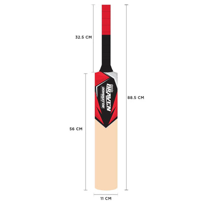 Skoodle Braven Dominator Full-Cane Kashmir Willow Cricket Bat