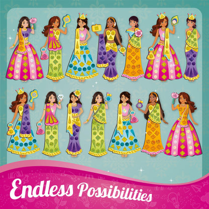 DIY Magnetic Dress Up - Indian Princess