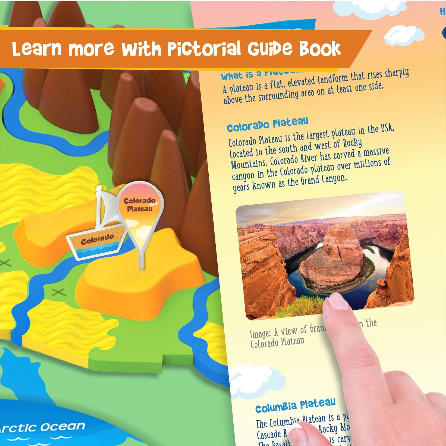 Mapology Physical Features USA Puzzle