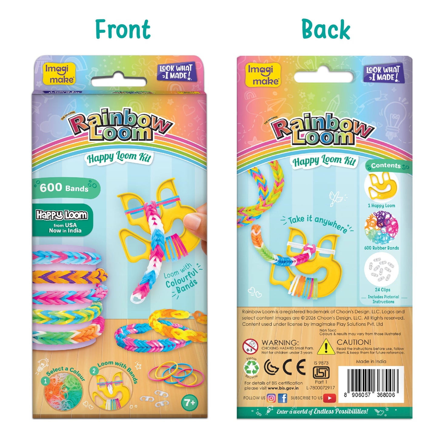 Rainbow Loom - Happy Loom Kit