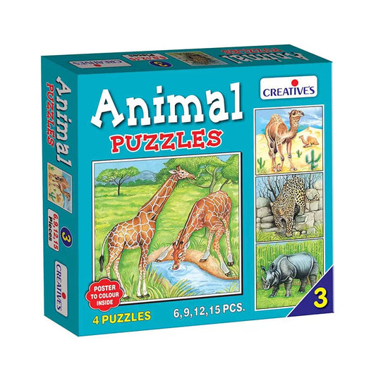 Animal Puzzles  Preschool Learning Toy 3+