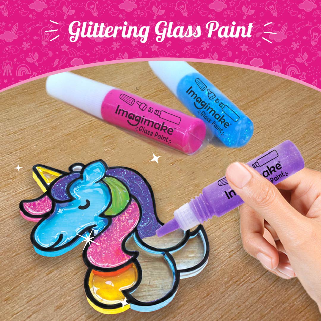 Window Art Princess & Unicorn