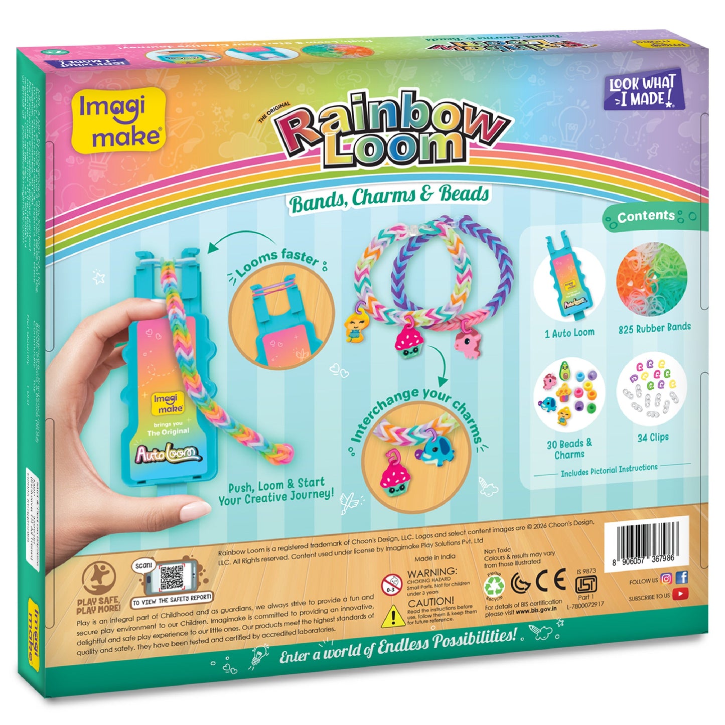 Rainbow Loom - Bands, Charms & Beads