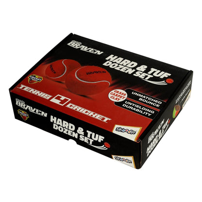 Skoodle Braven Tennis4Cricket Hard & Tuf Ball (Set Of 12)